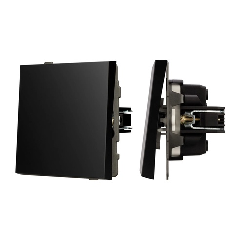 Механизм выключателя одноклавишный проходной SWT-TENDO-MKP1-PL-BK (230V, 10A) (Arlight, -)