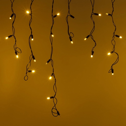 Светодиодная гирлянда ARD-EDGE-CLASSIC-2400x600-BLACK-88LED-PULSE Warm (230V, 6W) (Ardecoled, IP65)