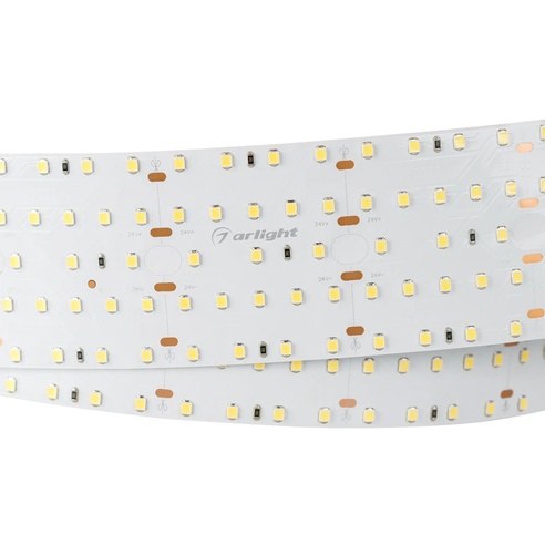Лента светодиодная S2-2500 24V White 5500K 59mm (2835, 420 LED/m, LUX) (Arlight, 30 Вт/м, IP20)