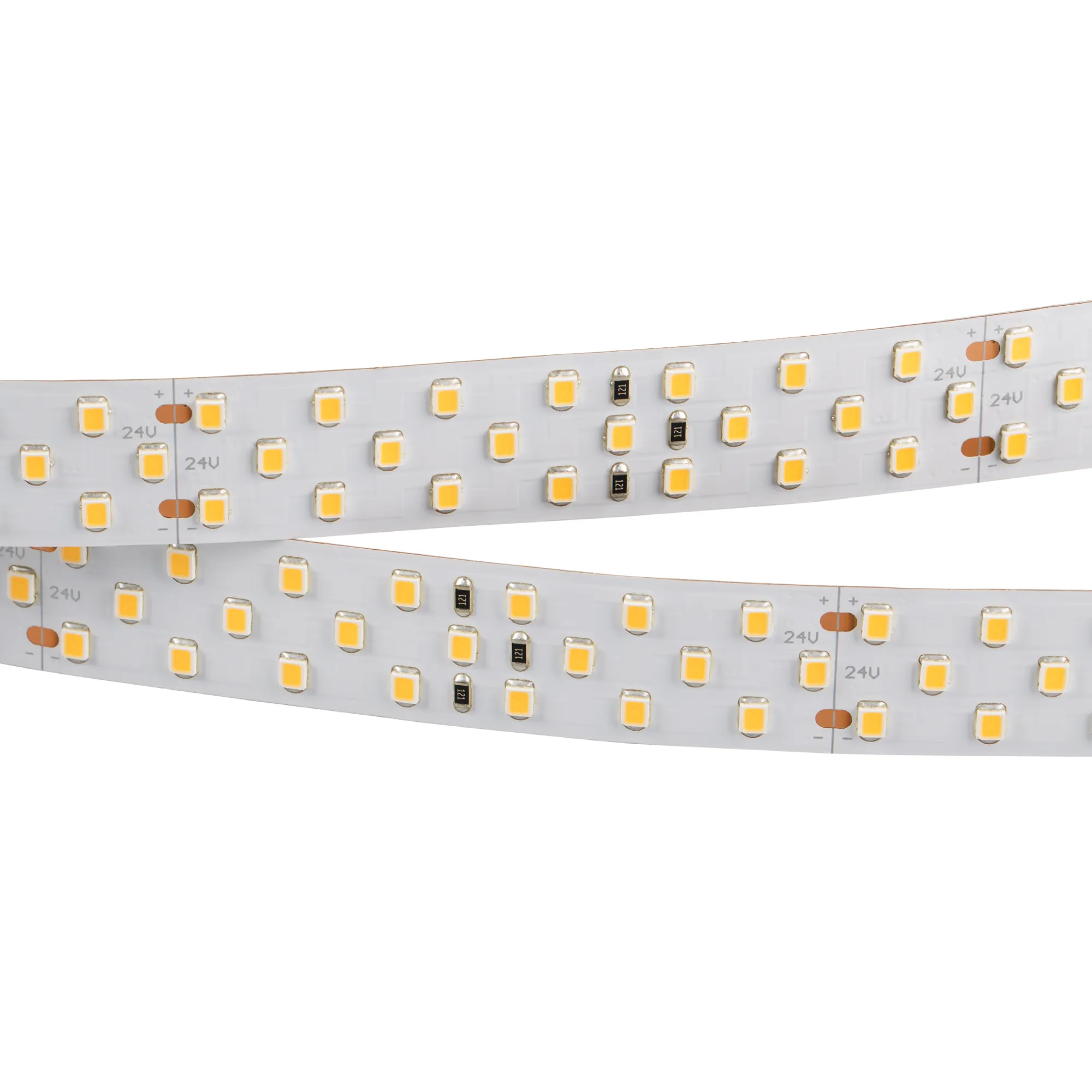 Лента светодиодная RT 2-5000 24V Day4000 3x2 (2835, 1260 LED, LUX) (Arlight, 27 Вт/м, IP20)