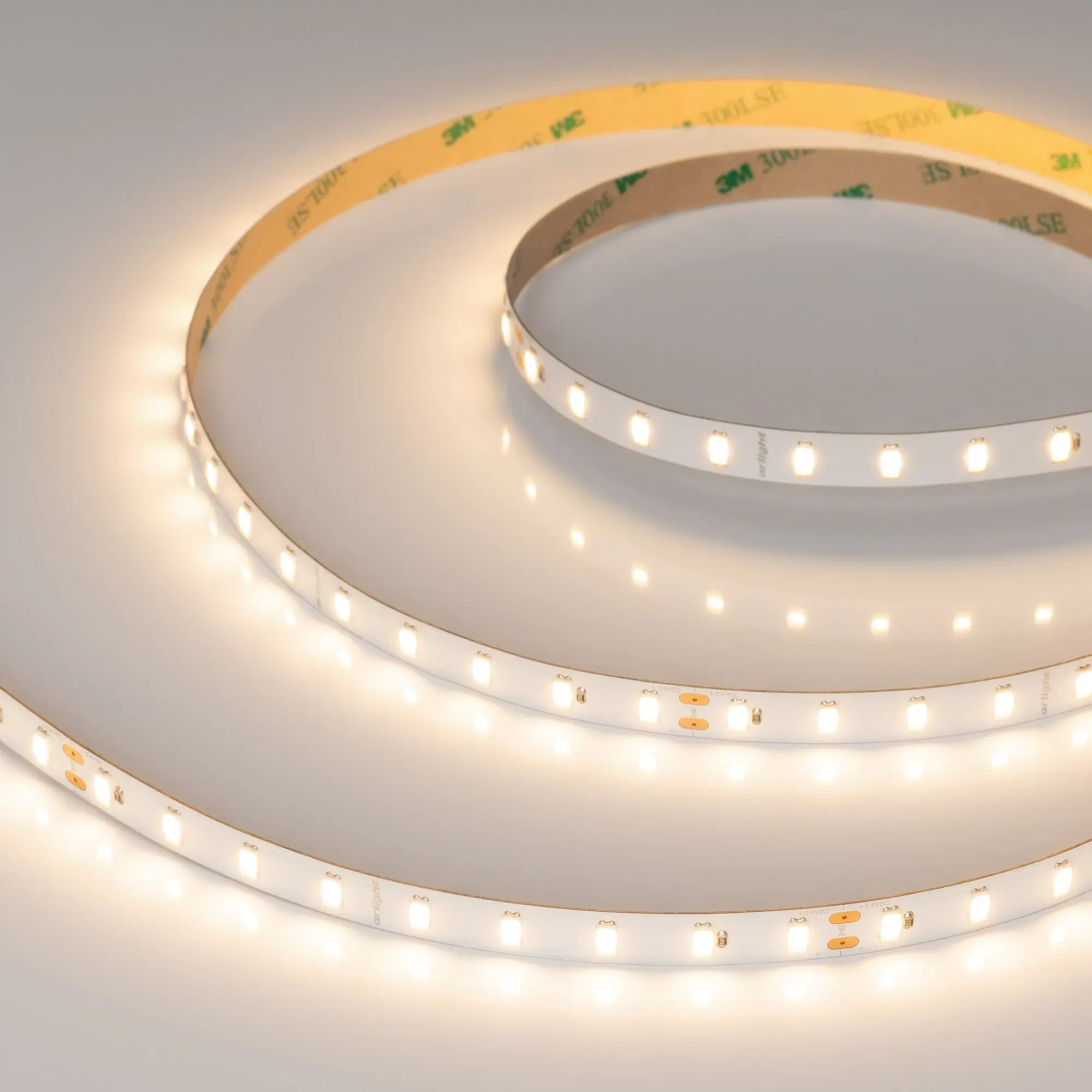 Лента светодиодная ULTRA-C72-10mm 24V Warm3000 (7.2 W/m, IP20, 5630, 5m) (Arlight, высок.эфф.200 лм/Вт)
