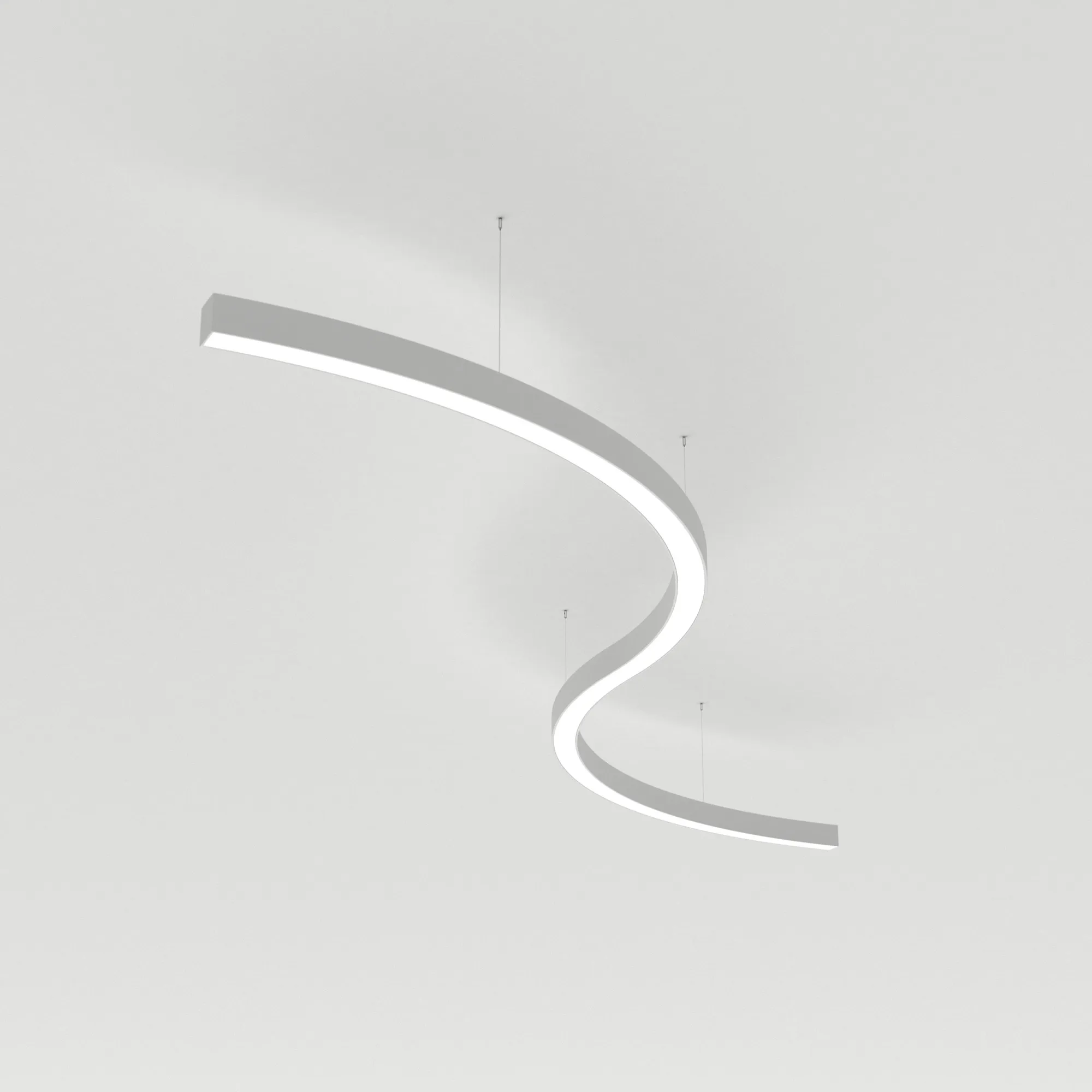 Светильник SP-LINE-HANG ARC-S3535-D1500-124W Warm3000 (WHITE, 230V) (Arlight, Металл) - изображение товара