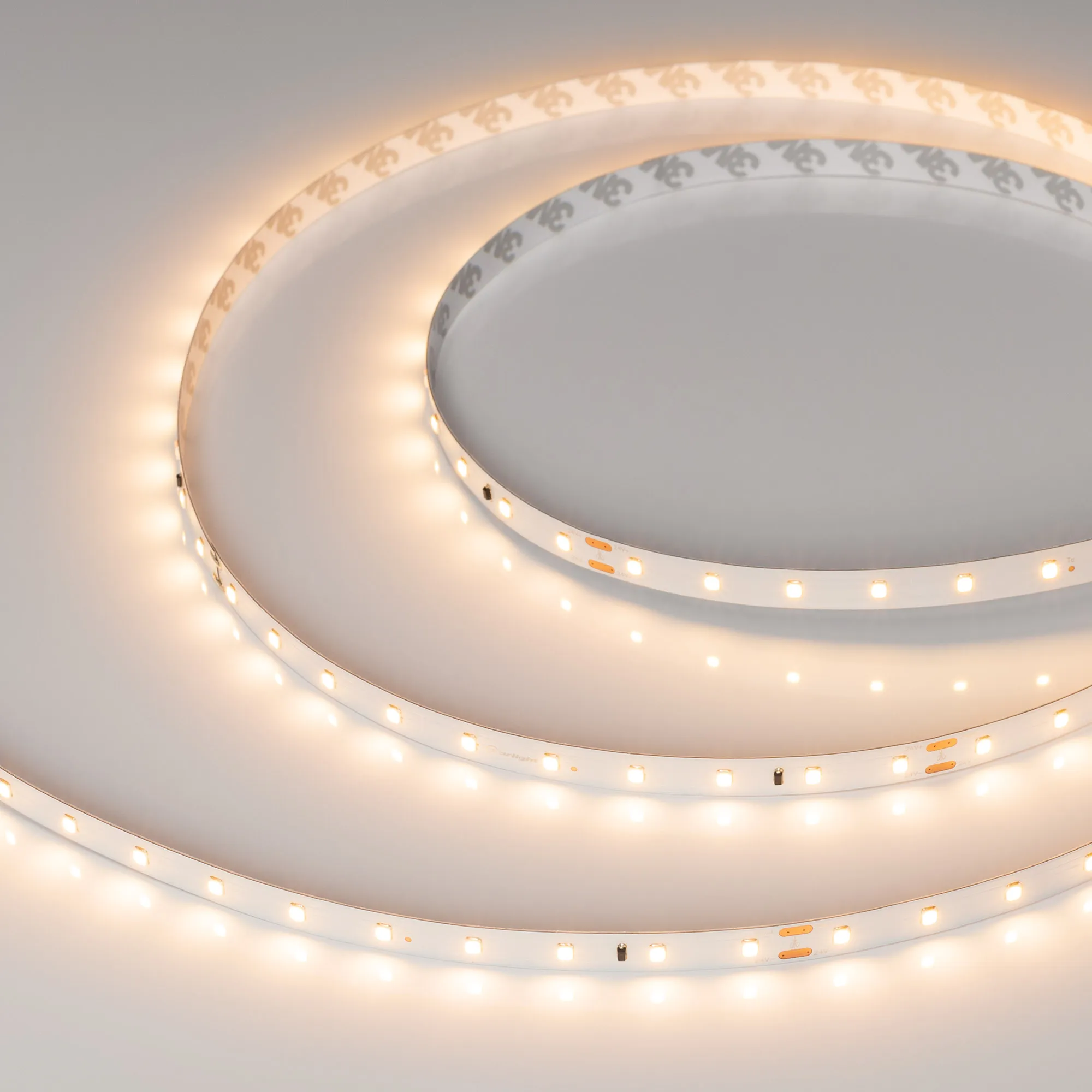 Лента светодиодная IC-A60-10mm 24V Warm2700 (4.6 W/m, IP20, 2835, 30m) (Arlight, 4.6 Вт/м, IP20) - изображение товара