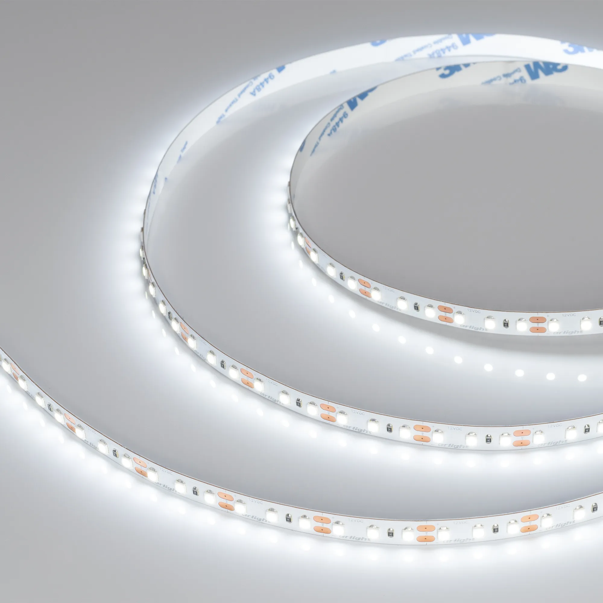 Лента светодиодная NT-A120-8mm 12V White6000 (9.6 W/m, IP20, 3528, 5m) (Arlight, Открытый)