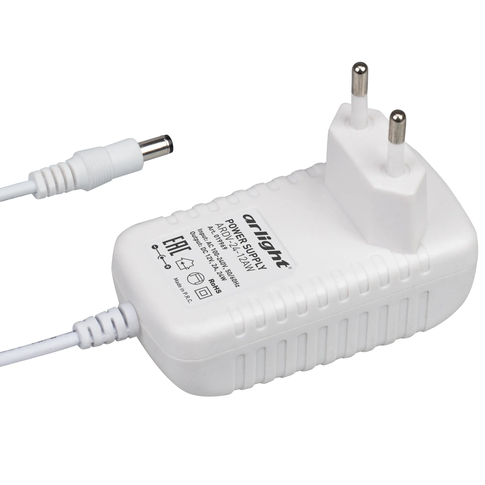 Блок питания ARDV-24-12AW (12V, 2A, 24W) (Arlight, Адаптер, 2 года) - изображение товара