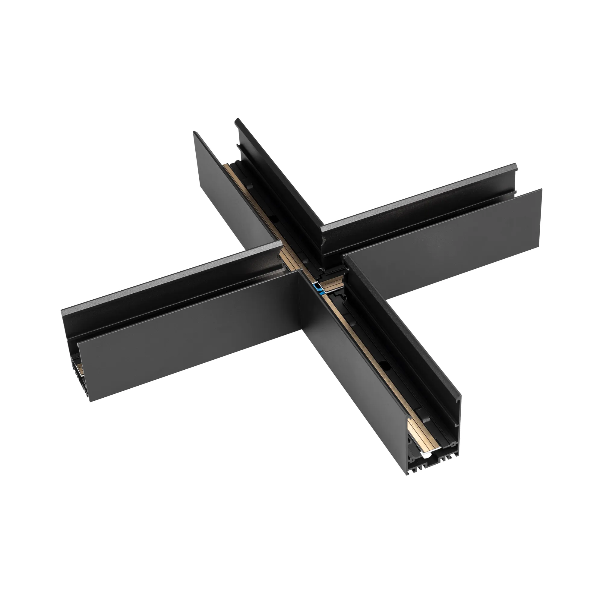 Коннектор крестовой MAG-CON-4563-X90 (BK) (Arlight, IP20 Металл, 3 года) - изображение товара